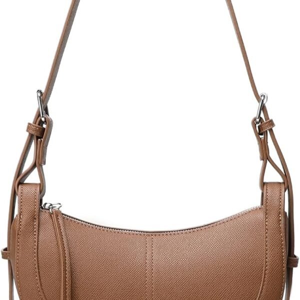 Crossbody Bags for Women - Small Shoulder Bag Leather Cross Body Purses Trendy Hobo Handbags Saddle Clutch