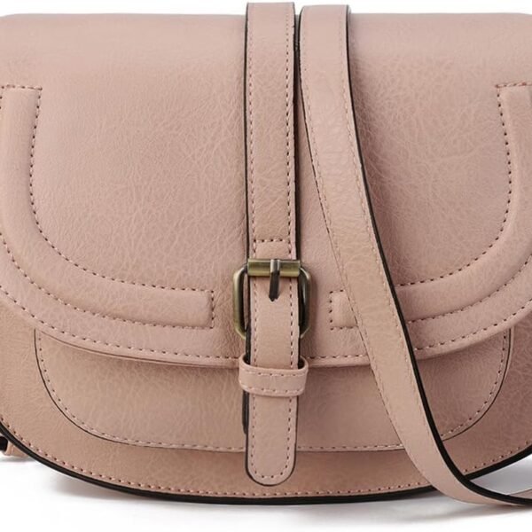 Crossbody Bags for Women,Small Saddle Purse and Boho Cross Body Handbags,Vegan Leather