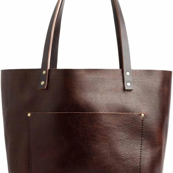 Classic Tote Bag – Handmade, Durable & Unlined – Interior & Exterior Pockets