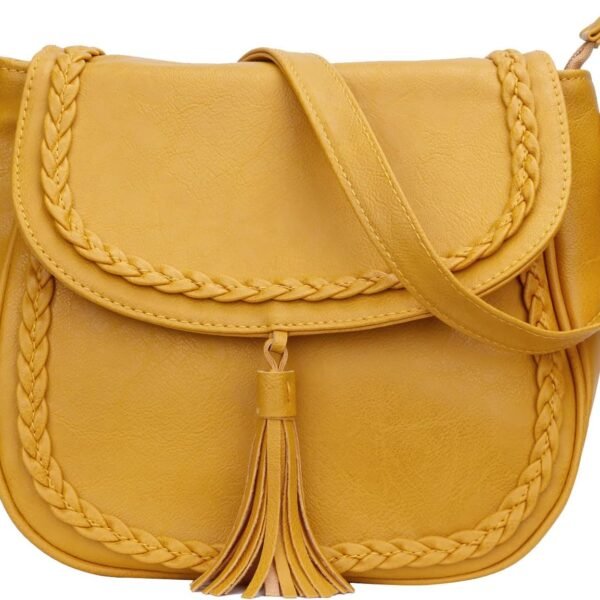 Casual Flap Saddle Crossbody Bags for Women Purses and Handbags with Tassel