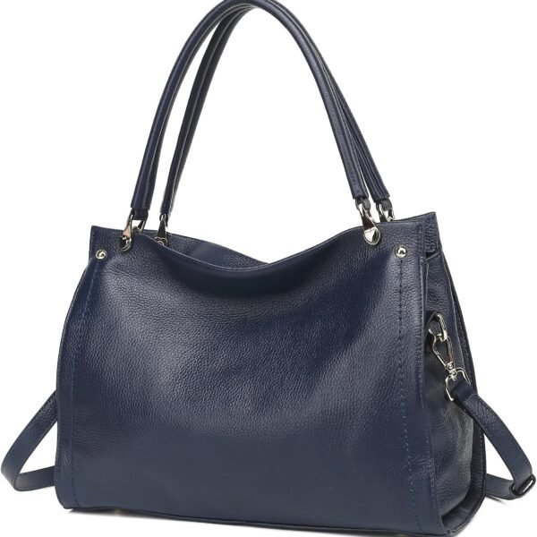 Women Genuine Leather Purses Handbags Tote Bag Shoulder Bag Top Handle Satchel LadiesHobo Bags Bucket Bag