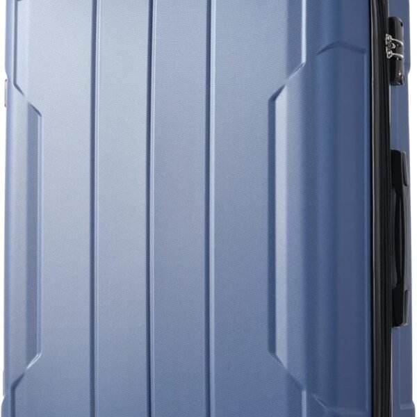 20 Inch Carry On Luggage with Wheels Aluminum Alloy Corner Hard Shell Suitcase  Luggage Suitcases for Travel Woman Men(Blue)