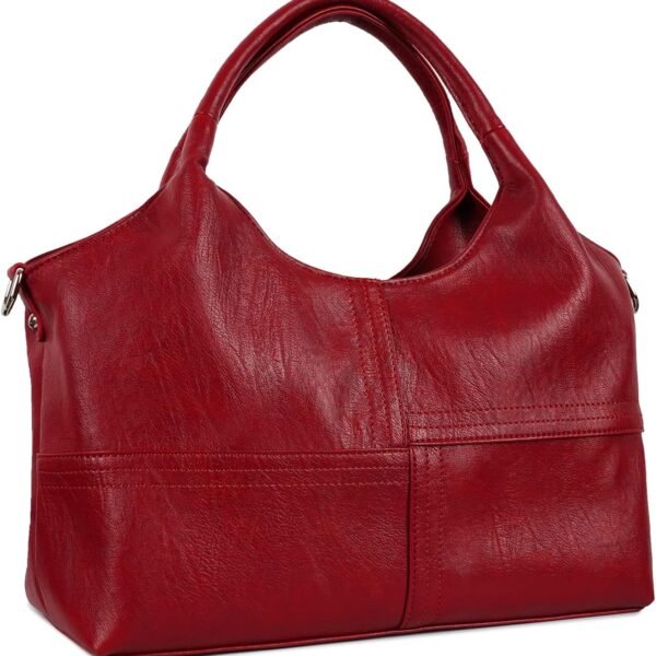 Womens Vegan Leather Handbags Tote Bag Shoulder Bag Top Handle Satchel Ladies Purse Crossbody Hobo Bag